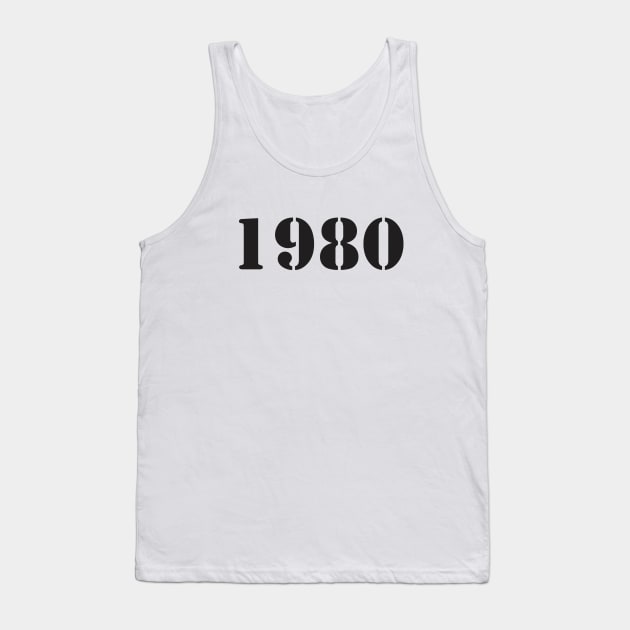 1980 Tank Top by Qasim